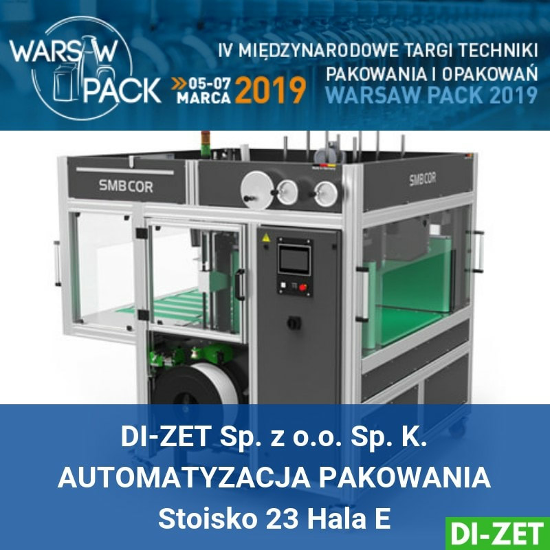 Targi Warsaw Pack 2019 SMB COR DI-ZET
