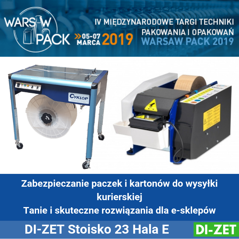 Targi Warsaw Pack 2019 pakowanie e-commerce do-zet